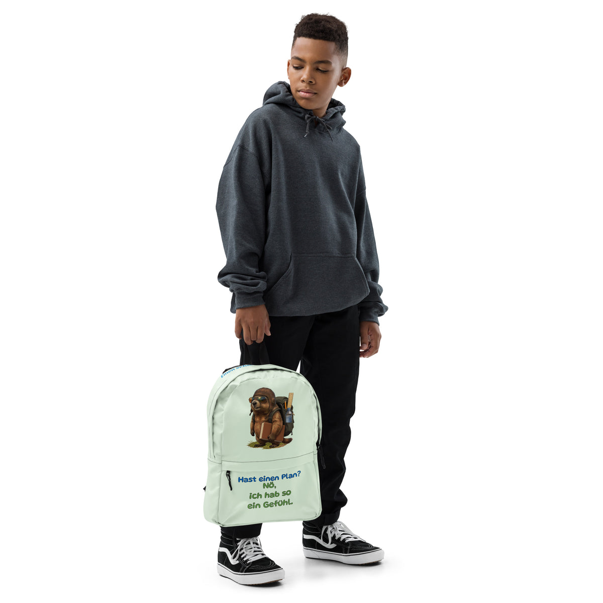 Gustl – Mochila infantil Aventura ABC – Verde