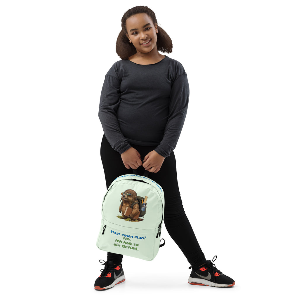 Gustl – ABC Arbeits- und Schulrucksack – Grün