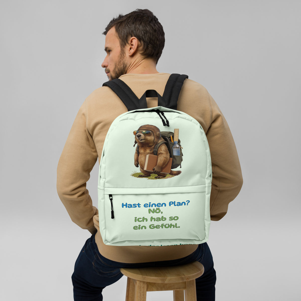 Gustl – Mochila infantil Aventura ABC – Verde