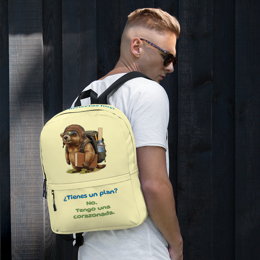 Gustl – ABC Arbeits- und Schulrucksack – Gelb