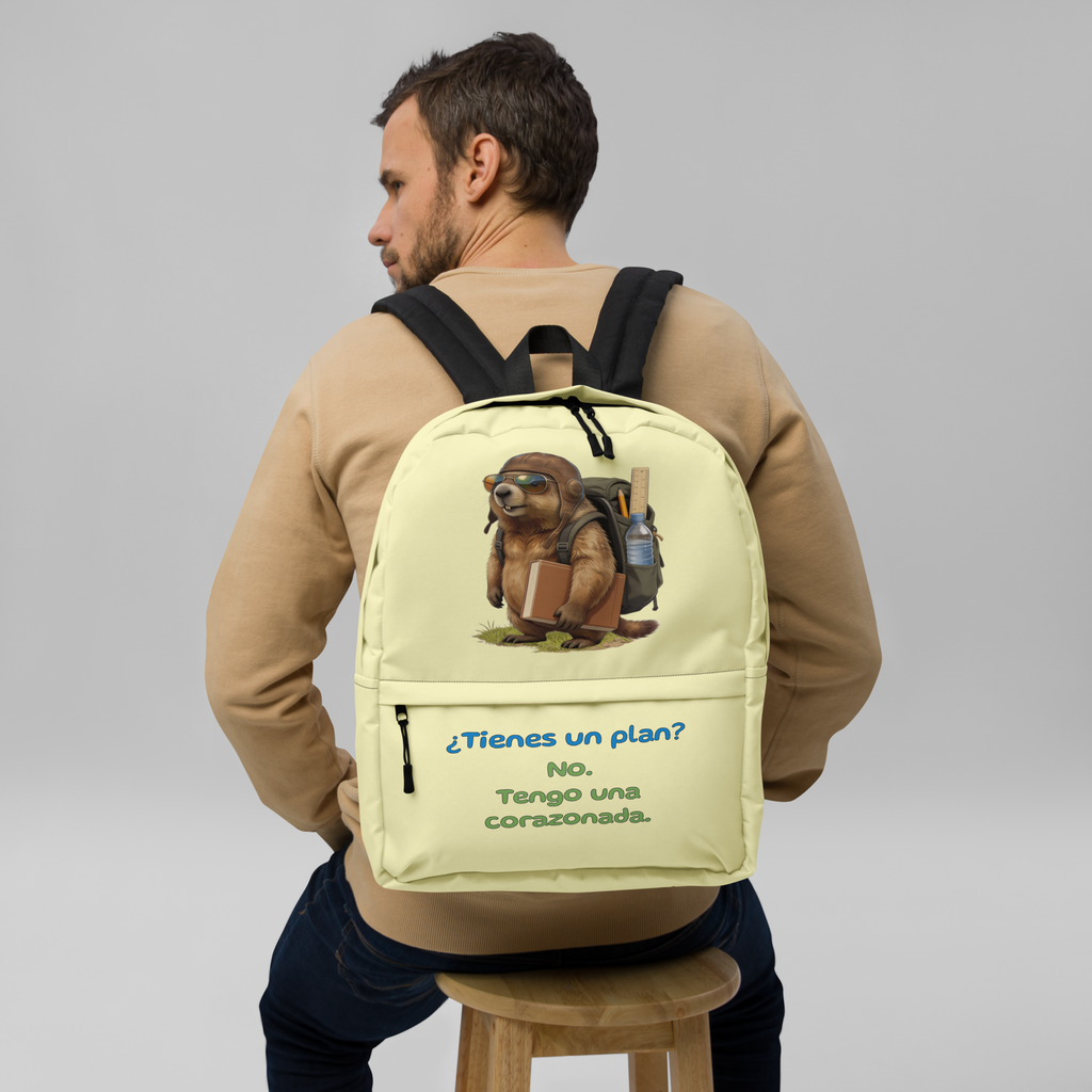 Gustl – Mochila infantil Aventura ABC – Amarilla