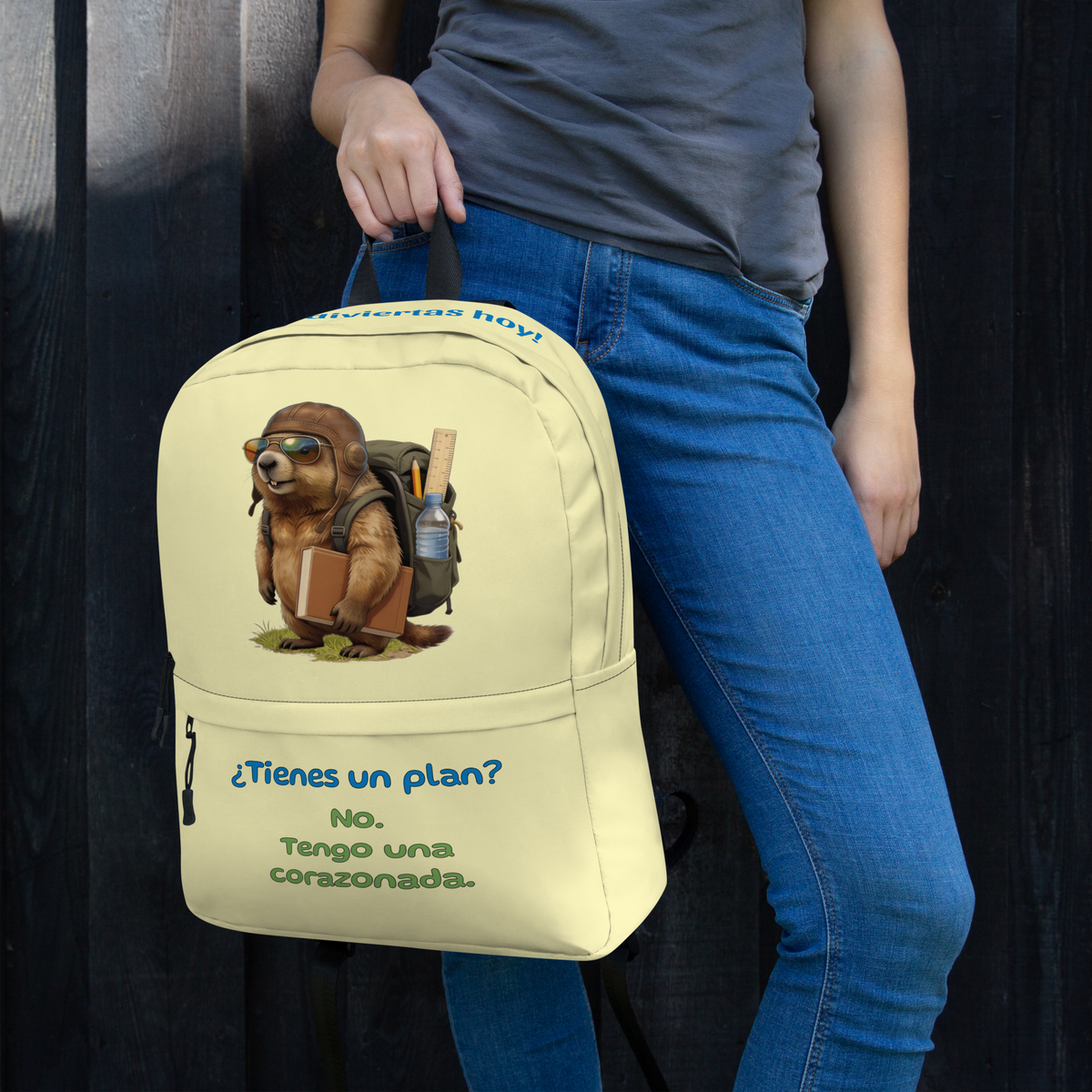 Gustl – ABC Arbeits- und Schulrucksack – Gelb
