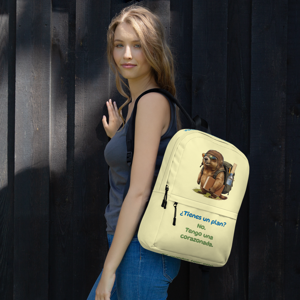 Gustl – ABC Arbeits- und Schulrucksack – Gelb